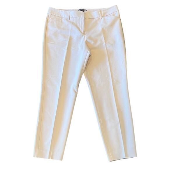 Express Editor Light Pink Ankle Mid-Rise Pant Size 8R - Picture 2 of 8